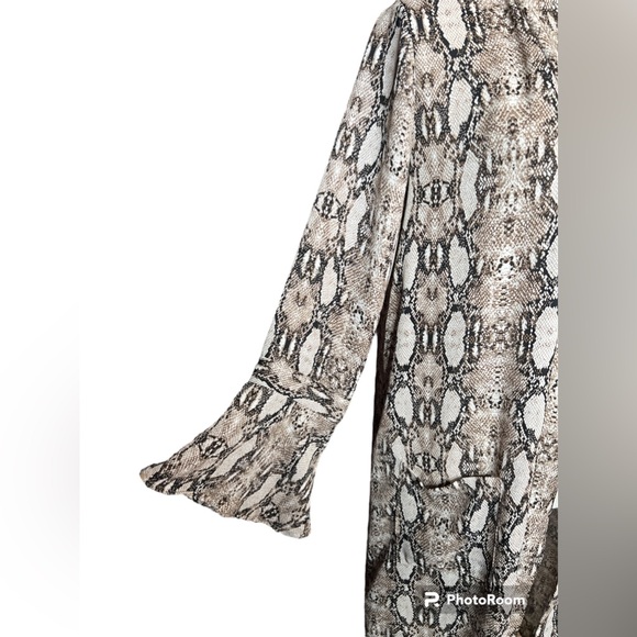 Hummingbird Snake Print Kimono/CoverUp/Cardigan/Duster - Picture 2 of 8